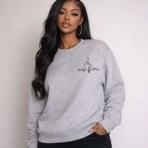 Baby Phat Light Gray Crewneck Sweater
